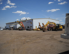 Construction equipment line up