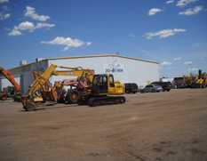 excavator in the prestige shop