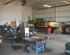 shop doors and employees