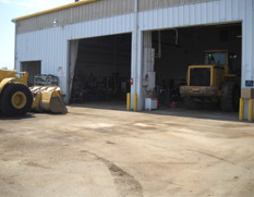 back view of machinery being worked on at prestige