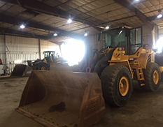 Machinery from front view