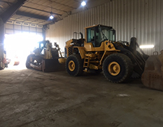 Machinery from side view