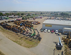 view from road looking on lifts and store front
